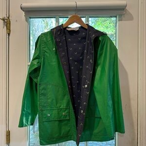 80s Vintage Items International inc Green Rain Jacket - Excellent condition!